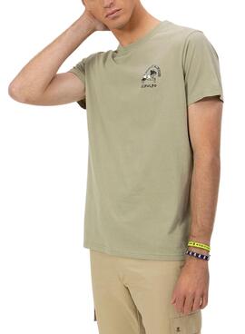 Camiseta El Pulpo Daily Routine verde para hombre