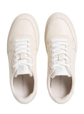 Zapatillas Calvin Klein Jeans Classic Cupsole beige para  hombre 