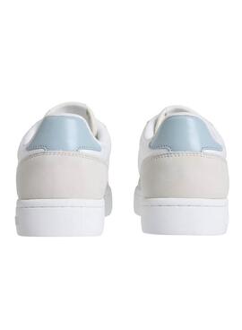 Zapatillas Calvin Klein Jeans Classic Cupsole Mix blanco para mujer 