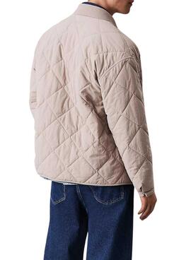  Chaqueta Calvin Klein Jeans Quilted color gris para hombre 