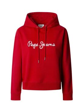 Sudadera Pepe Jeans Maddy rojo para mujer
