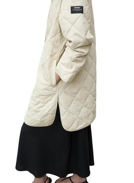 Chaqueta Ecoalf  Mayen beige para mujer  