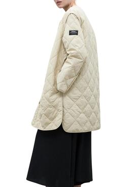 Chaqueta Ecoalf  Mayen beige para mujer  