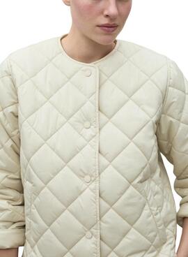 Chaqueta Ecoalf Musa beige para mujer 