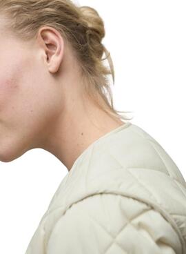 Chaqueta Ecoalf Musa beige para mujer 