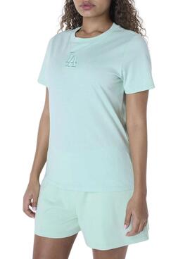 Camiseta New Era Athletics turquesa para mujer
