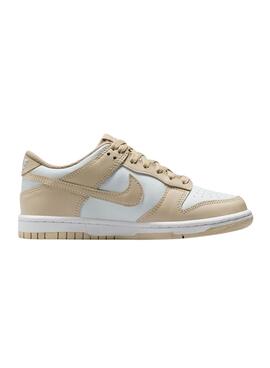 Zapatillas Nike Dunk Low beige para niño y niña