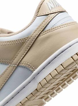 Zapatillas Nike Dunk Low beige para niño y niña