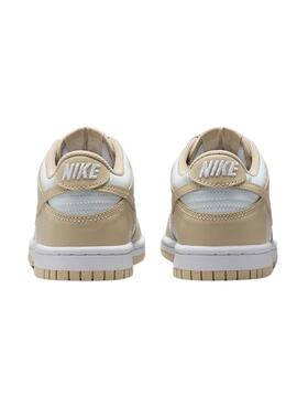 Zapatillas Nike Dunk Low beige para niño y niña
