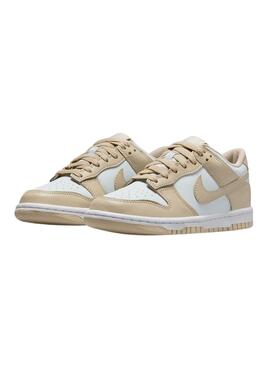 Zapatillas Nike Dunk Low beige para niño y niña
