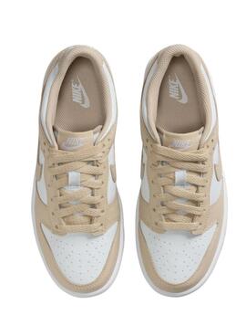 Zapatillas Nike Dunk Low beige para niño y niña