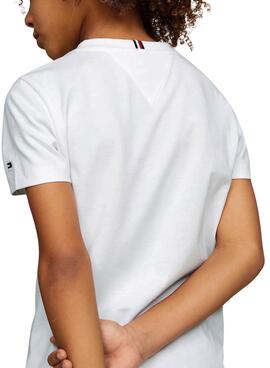 Camiseta Tommy Hilfiger Pocket blanco para niño