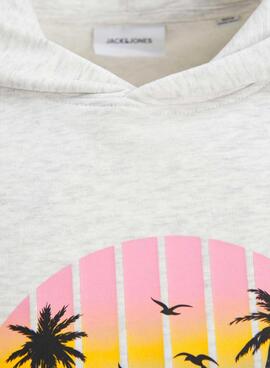 Sudadera Jack and Jones Palm beige para hombre