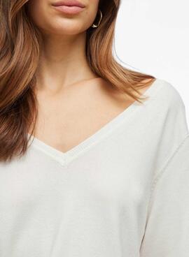 Camiseta Vila Wennie blanco para mujer