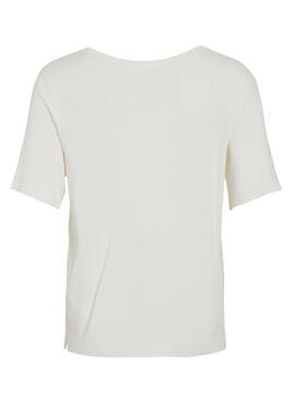 Camiseta Vila Wennie blanco para mujer