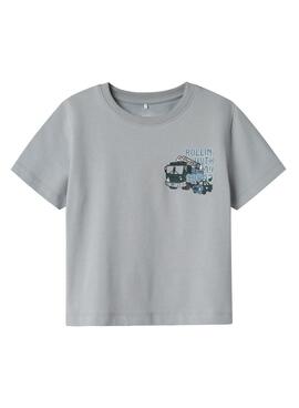 Camiseta Name It Drew gris para niño