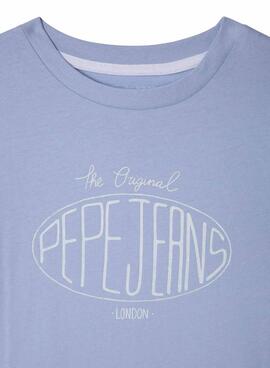 Camiseta Pepe Jeans Dalon azul para niño