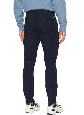 Pantalones Tommy Jeans Austin Cargo azul para hombre 