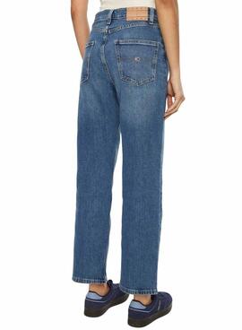 Pantalones Tommy Jeans  Layla azul para mujer  