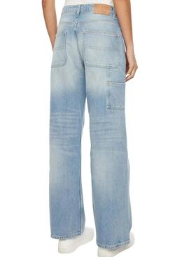 Pantalones vaqueros Tommy Jeans Mia azul para mujer 