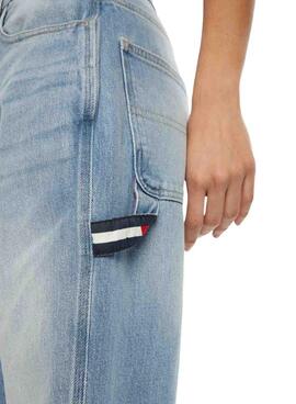 Pantalones vaqueros Tommy Jeans Mia azul para mujer 