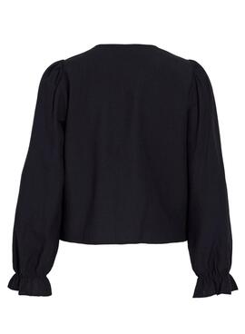 Top Vila Polene negro para mujer