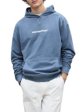 Sudadera Ecoalf Barcaalf azul para hombre 