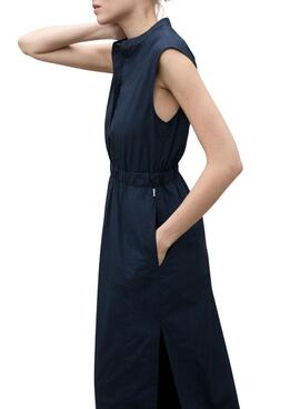 Vestido Ecoalf Mikaalf color marino para mujer