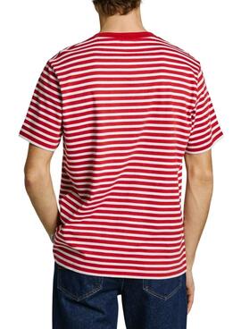 Camiseta Pepe Jeans Cane  rojo para hombre 