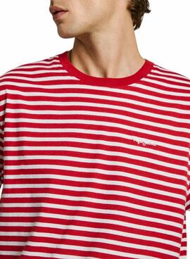 Camiseta Pepe Jeans Cane  rojo para hombre 