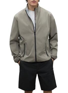 Chaqueta  Ecoalf James beige para hombre 