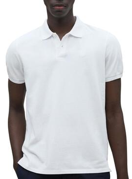 Polo Ecoalf Ted  blanco para hombre 
