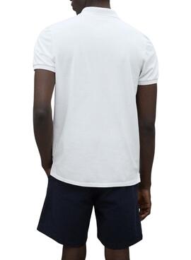 Polo Ecoalf Ted  blanco para hombre 