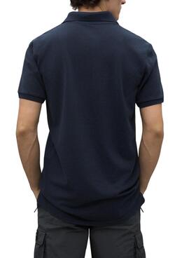  Polo Ecoalf Ted marino para hombre 