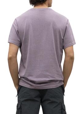 Camiseta Ecoalf  Min morado para hombre 