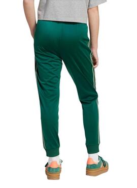 Pantalón Adidas Adicolor SST verde para niña y niño
