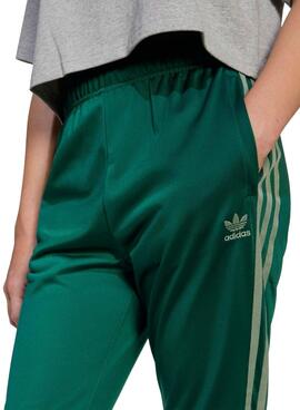Pantalón Adidas Adicolor SST verde para niña y niño