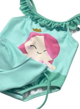 Bañador y gorro Mayoral Sirena para bebé