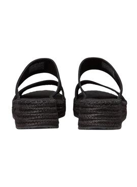  Sandalias Calvin Klein Jeans Sporty  negro para mujer 