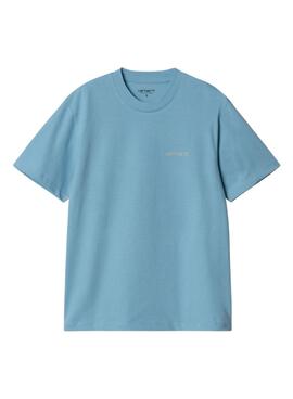 Camiseta Carhartt Script azul para mujer