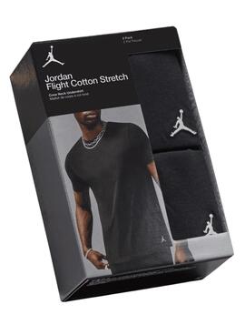 Pack de dos camisetas Jordan Flight Base negro para hombre