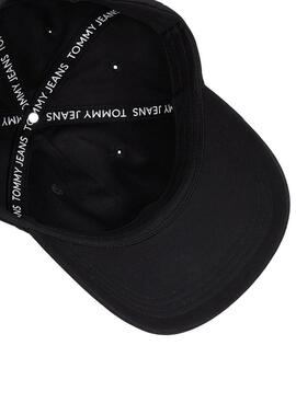 Gorra  Tommy Jeans Heritage  negro para mujer 