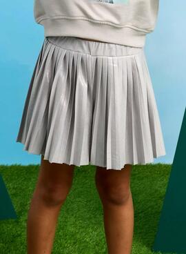 Falda pantalon Mayoral plidado gris para niña