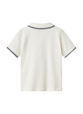 Polo Mayoral Dakan blanco para niño