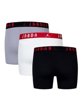 Pack de tres boxers Jordan Flight Cotton multicolor para hombre