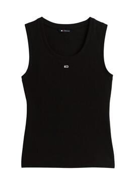 Camiseta Tommy Jeans Tank top  en negro para  mujer 