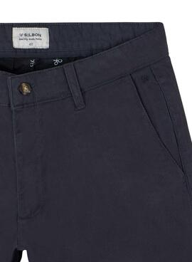 Pantalón chino Silbon Sport azul marino para hombre