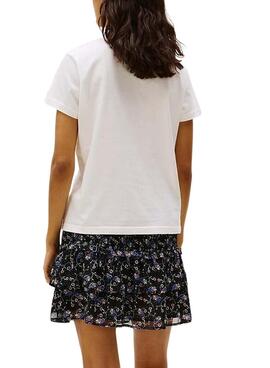 Camiseta Tommy Jeans Bubble  blanco para mujer 