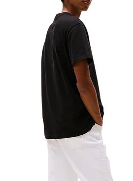 Camiseta Tommy Jeans Badge negro para hombre