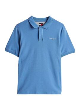 Polo Tommy Jeans  Básico azul para hombre